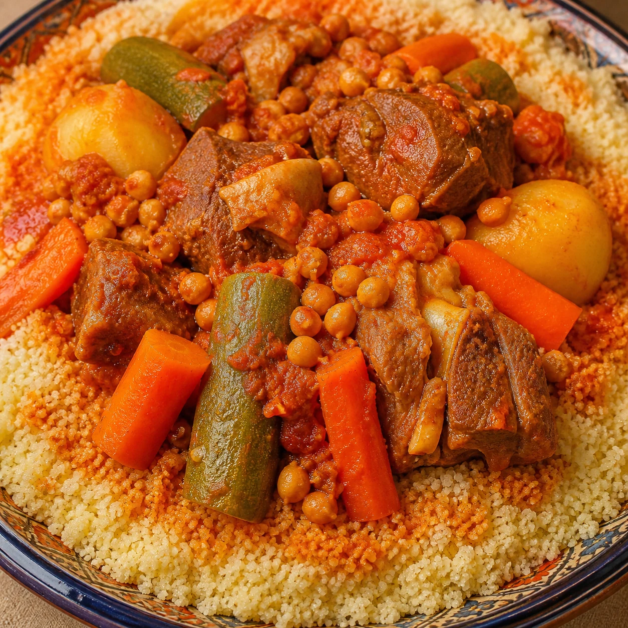 Tunisian couscous from Tunisia